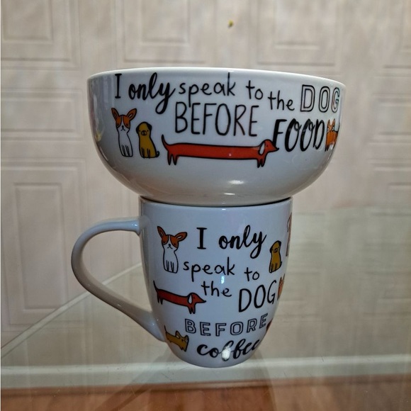 Set Eaton Fine Dining Mug And Bowl Microwave And Dishwasher Safe. - Picture 2 of 4